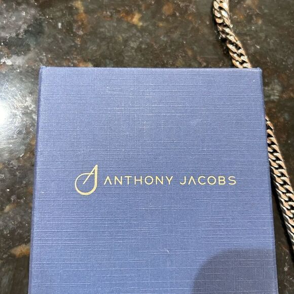 Unisex Anthony Jacobs stainless steel necklace - Picture 3 of 7